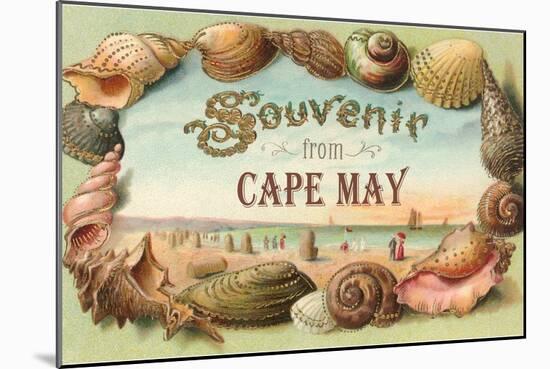 Souvenir from Cape May, New Jersey-null-Mounted Art Print