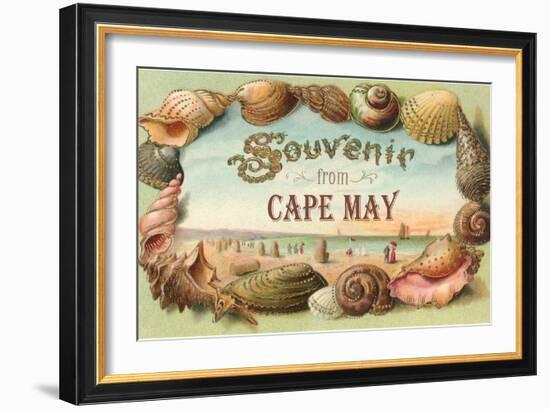 Souvenir from Cape May, New Jersey-null-Framed Art Print