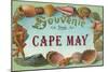 Souvenir from Cape May, New Jersey-null-Mounted Art Print