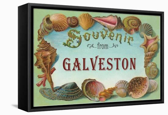 Souvenir from Galveston, Texas-null-Framed Stretched Canvas