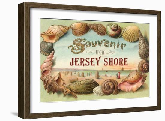 Souvenir from Jersey Shore, New Jersey-null-Framed Art Print