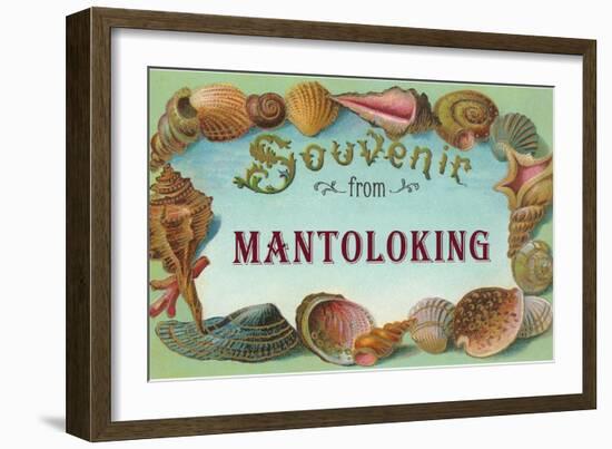 Souvenir from Mantoloking, New Jersey-null-Framed Art Print