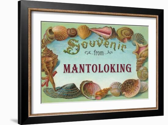 Souvenir from Mantoloking, New Jersey-null-Framed Art Print