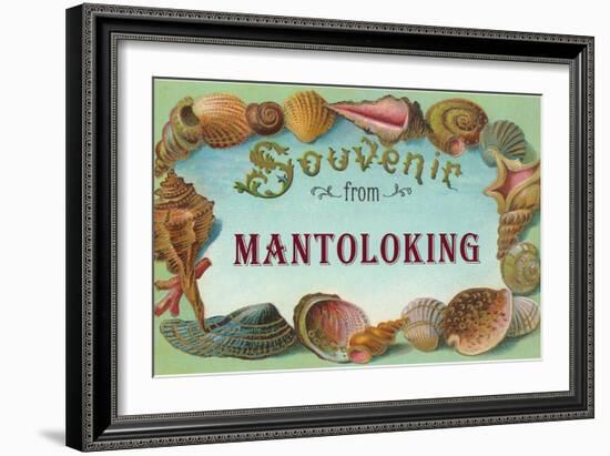 Souvenir from Mantoloking, New Jersey-null-Framed Art Print