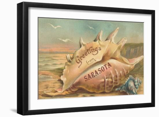 Souvenir from Sarasota, Florida-null-Framed Art Print