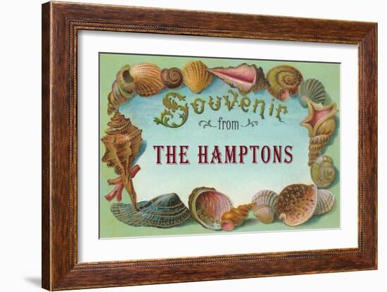 Souvenir from the Hamptons, Long Island, New York-null-Framed Art Print