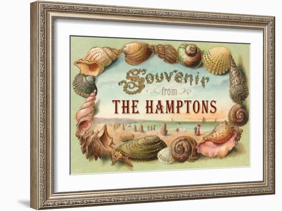 Souvenir from the Hamptons, Long Island, New York-null-Framed Art Print