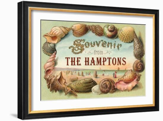 Souvenir from the Hamptons, Long Island, New York-null-Framed Art Print