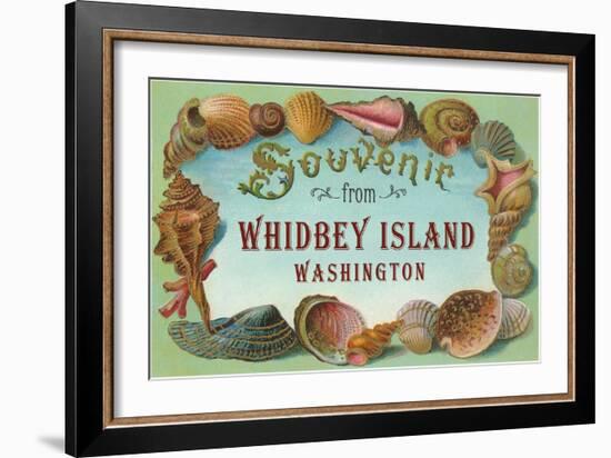 Souvenir from Whidbey Island, Washington-null-Framed Art Print