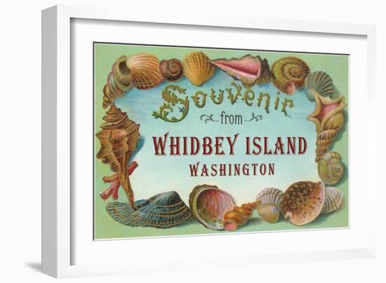 Souvenir from Whidbey Island, Washington-null-Framed Art Print