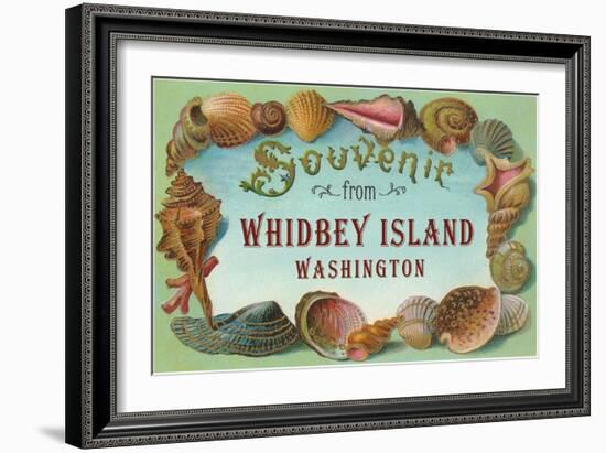 Souvenir from Whidbey Island, Washington-null-Framed Art Print