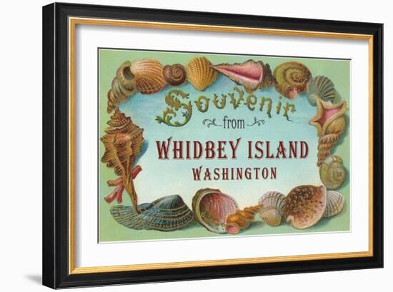 Souvenir from Whidbey Island, Washington-null-Framed Art Print