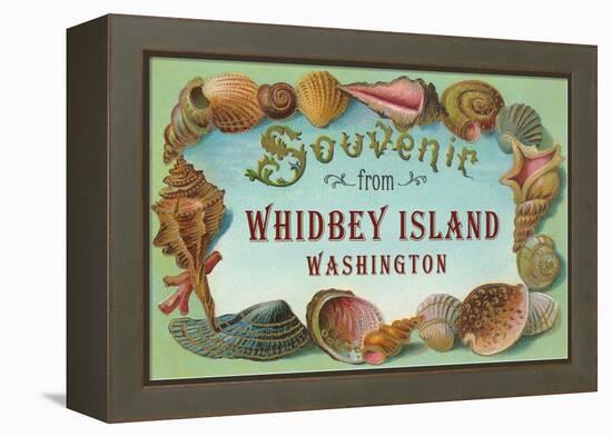 Souvenir from Whidbey Island, Washington-null-Framed Stretched Canvas