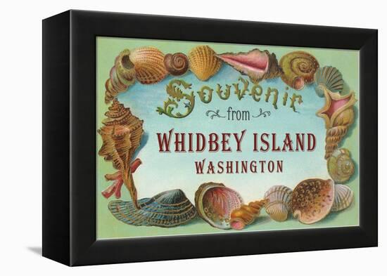 Souvenir from Whidbey Island, Washington-null-Framed Stretched Canvas