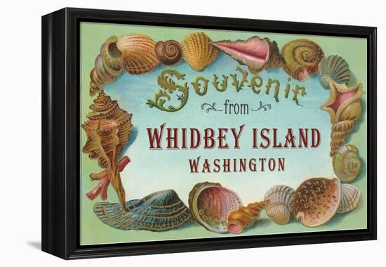 Souvenir from Whidbey Island, Washington-null-Framed Stretched Canvas