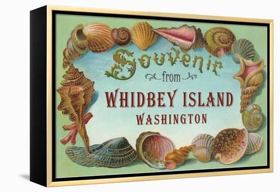 Souvenir from Whidbey Island, Washington-null-Framed Stretched Canvas