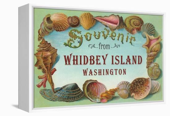 Souvenir from Whidbey Island, Washington-null-Framed Stretched Canvas