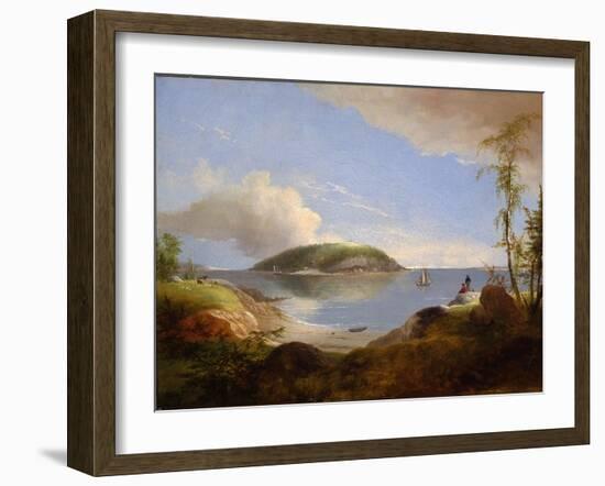 Souvenir of Bear Island, Maine, 1850-Alvan Fisher-Framed Giclee Print