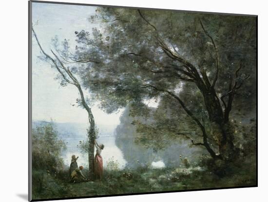 Souvenir of Montefontaine, 1864-Jean-Baptiste-Camille Corot-Mounted Giclee Print