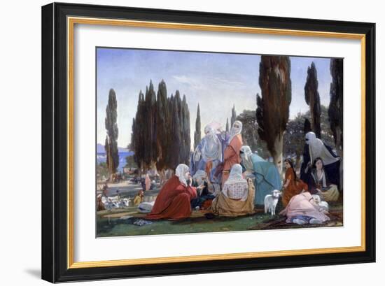 Souvenir of Scutari, 1857-Edward Armitage-Framed Giclee Print