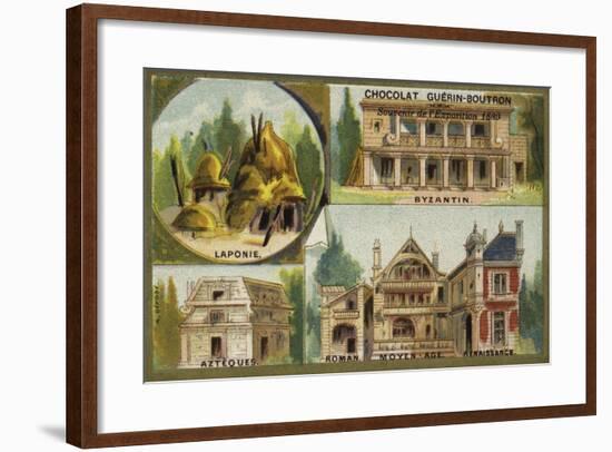 Souvenir of the Exposition Universelle, Paris, 1889-null-Framed Giclee Print