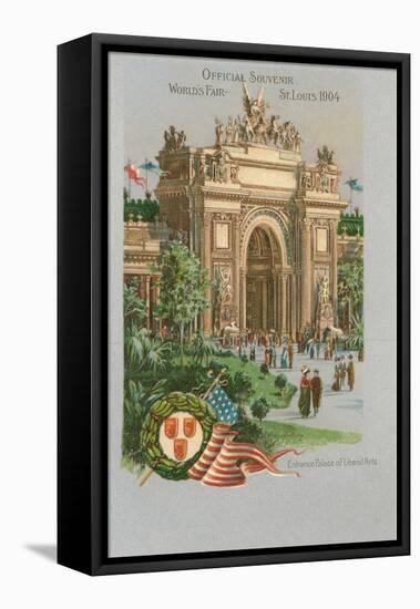 Souvenir of World's Fair, St. Louis, Missouri-null-Framed Stretched Canvas