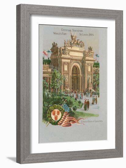 Souvenir of World's Fair, St. Louis, Missouri-null-Framed Art Print