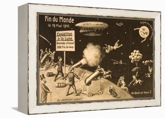 Souvenir Postcard for "La Fin Du Monde"-null-Framed Premier Image Canvas