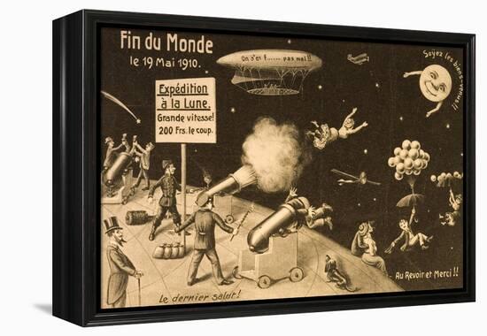 Souvenir Postcard for "La Fin Du Monde"-null-Framed Premier Image Canvas