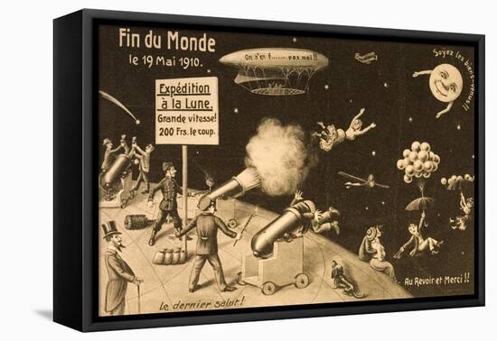 Souvenir Postcard for "La Fin Du Monde"-null-Framed Premier Image Canvas