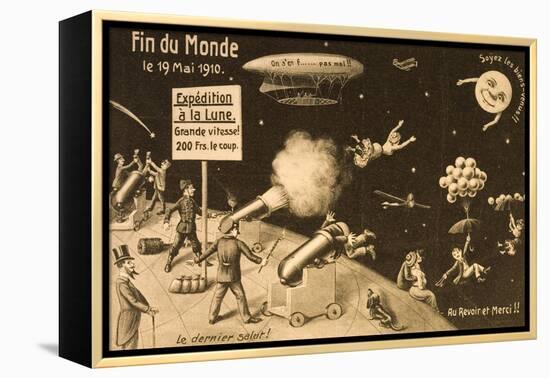 Souvenir Postcard for "La Fin Du Monde"-null-Framed Premier Image Canvas