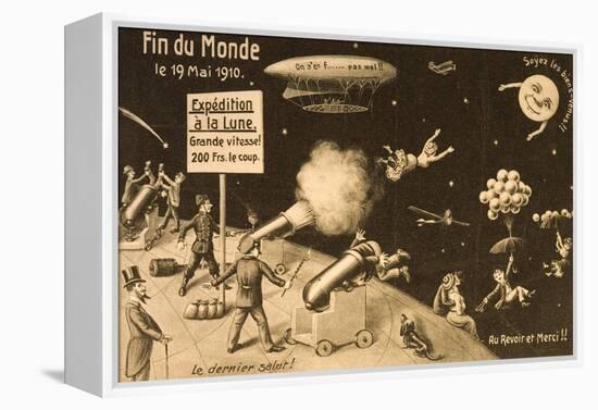 Souvenir Postcard for "La Fin Du Monde"-null-Framed Premier Image Canvas