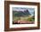 Souvenir Stall with View of the Pitons and Soufriere-Eleanor-Framed Photographic Print