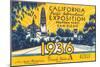 Souvenir Ticket, California Exposition, San Diego-null-Mounted Art Print