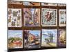 Souvenir Tiles in Shop Display, Lisbon, Portugal, Europe-Vincenzo Lombardo-Mounted Photographic Print