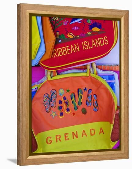 Souvenirs at Grand Anse Craft and Spice Market, Grenada, Windward Islands, Caribbean-Michael DeFreitas-Framed Premier Image Canvas