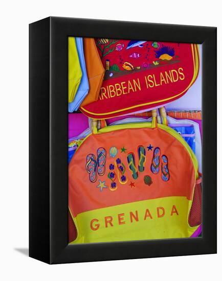 Souvenirs at Grand Anse Craft and Spice Market, Grenada, Windward Islands, Caribbean-Michael DeFreitas-Framed Premier Image Canvas