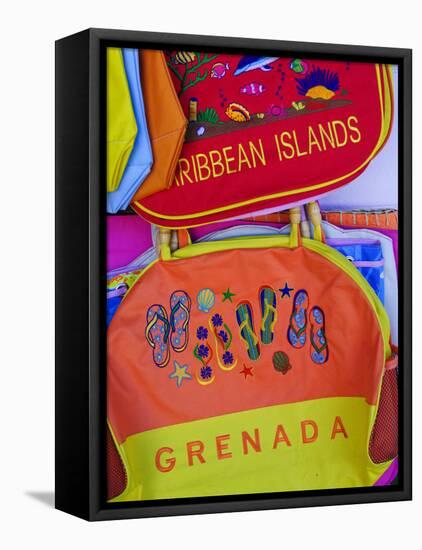 Souvenirs at Grand Anse Craft and Spice Market, Grenada, Windward Islands, Caribbean-Michael DeFreitas-Framed Premier Image Canvas