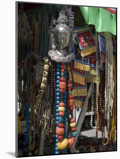 Souvenirs, Jokhang Square, Lhasa, Tibet, China-Ethel Davies-Mounted Photographic Print