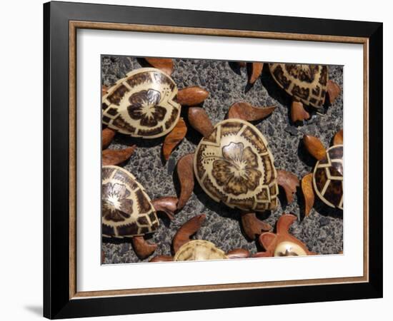 Souvenirs, Kona, Hawaii, USA-Savanah Stewart-Framed Photographic Print