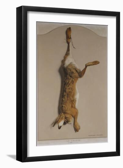 Souvenirs of the Hunt:The Hare; Souvenirs De Chasses: Le Lievre-Edouard Travies-Framed Giclee Print