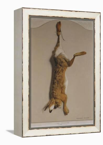 Souvenirs of the Hunt:The Hare; Souvenirs De Chasses: Le Lievre-Edouard Travies-Framed Premier Image Canvas