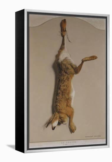 Souvenirs of the Hunt:The Hare; Souvenirs De Chasses: Le Lievre-Edouard Travies-Framed Premier Image Canvas