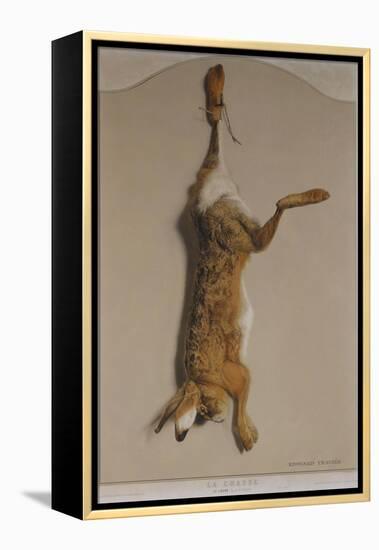 Souvenirs of the Hunt:The Hare; Souvenirs De Chasses: Le Lievre-Edouard Travies-Framed Premier Image Canvas