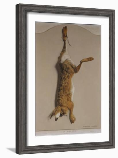 Souvenirs of the Hunt:The Hare; Souvenirs De Chasses: Le Lievre-Edouard Travies-Framed Giclee Print