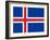 Sovereign State Flag Of Country Of Iceland In Official Colors-Speedfighter-Framed Art Print