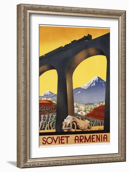 Soviet Armenia Poster-null-Framed Giclee Print