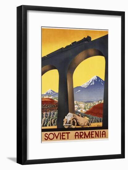 Soviet Armenia Poster-null-Framed Giclee Print