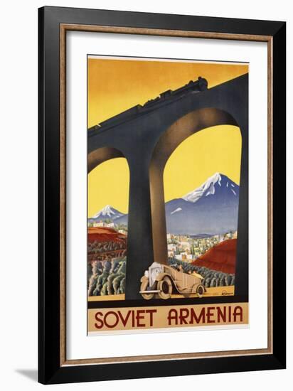 Soviet Armenia Poster-null-Framed Giclee Print