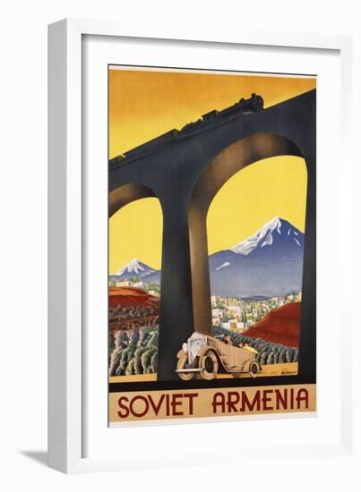 Soviet Armenia Poster-null-Framed Giclee Print